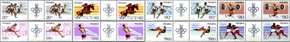 Sellos: 263656 MNH POLONIA 1967 19 JUEGOS OLIMPICOS VERANO MEXICO 1968