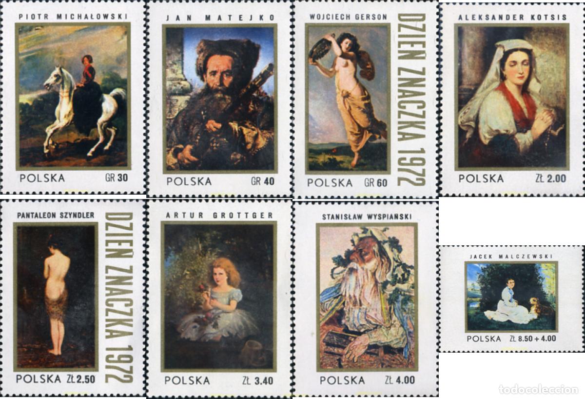 Sellos: 30439 MNH POLONIA 1972 DIA DEL SELLO. PINTURAS POLACAS