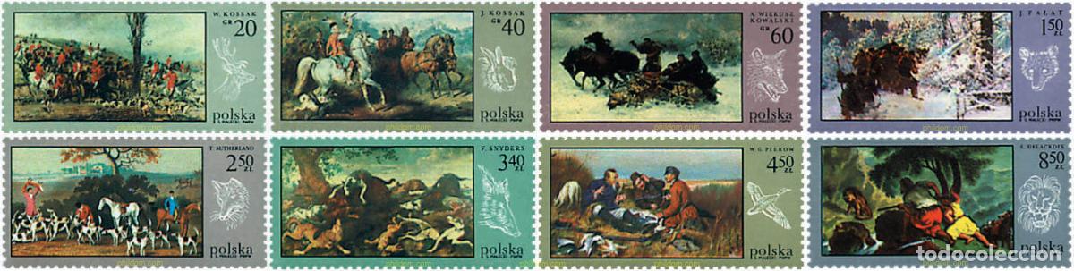 Sellos: 49782 MNH POLONIA 1968 PINTURAS DE CAZA