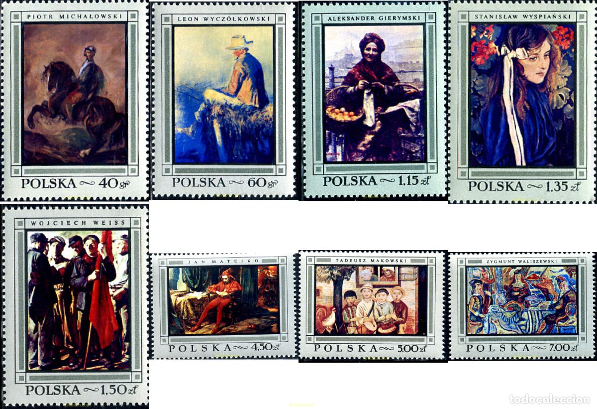 Sellos: 61633 MNH POLONIA 1968 PINTURAS POLONESAS