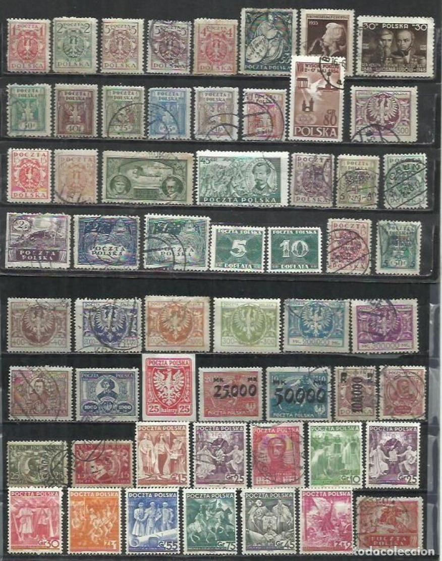 Sellos: G417N-LOTE SELLOS ANTIGUOS POLONIA, CLASICOS, SIN TASAR, SIN REPETIDOS, IMAGEN REAL. POLAND OLD STAM