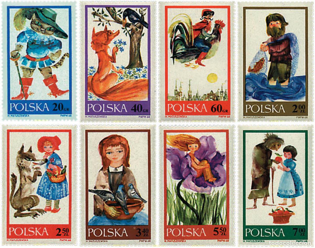 Sellos: 37601 MNH POLONIA 1968 FABULAS