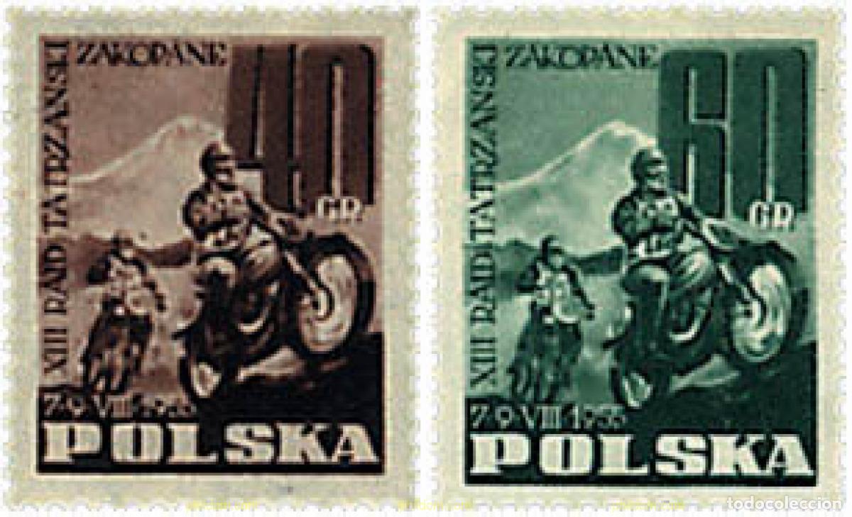 Sellos: 44027 MNH POLONIA 1955 13 CARRERA MOTOCICLISTA INTERNACIONAL EN ZAKOPANE