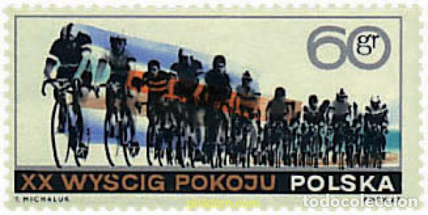Selos: 61627 MNH POLONIA 1967 20 VUELTA CICLISTA DE LA PAZ