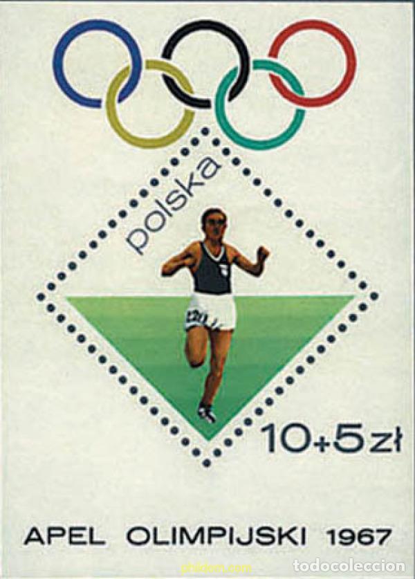 Selos: 61629 MNH POLONIA 1967 19 JUEGOS OLIMPICOS VERANO MEXICO 1968