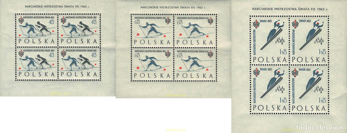 Selos: 323071 MNH POLONIA 1962 CAMPEONATOS INTERNACIONALES DE DEPORTES DE INVIERNO EN ZAKOPANE