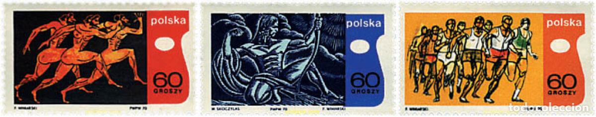 Selos: 61640 MNH POLONIA 1970 10 SESION DE LA ACADEMIA INTERNACIONAL OLIMPICA