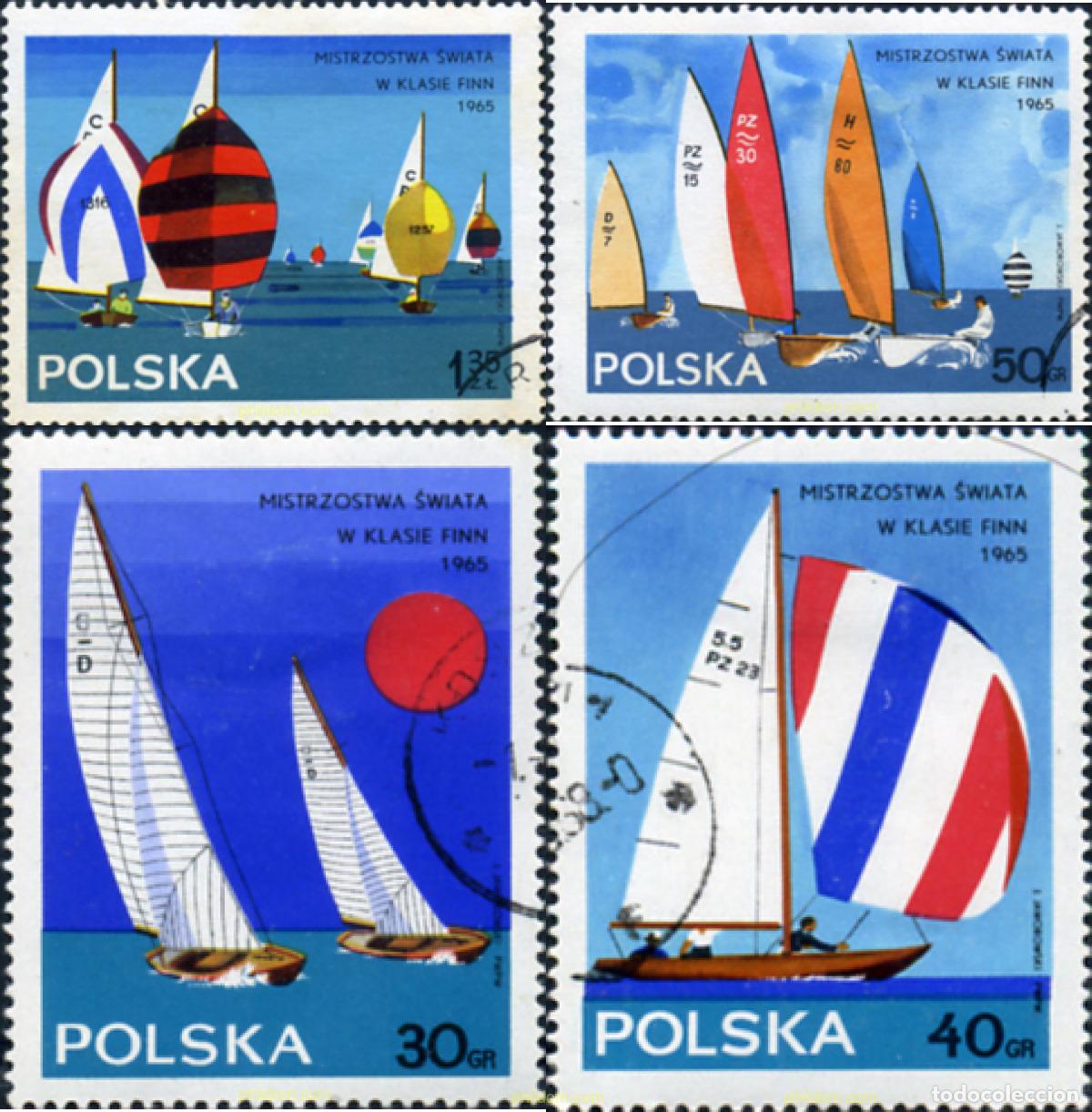 Sellos: 280961 USED POLONIA 1965 CAMPEONATO MUNDIAL DE REGATAS CLASE &rdquo;FINN&rdquo;
