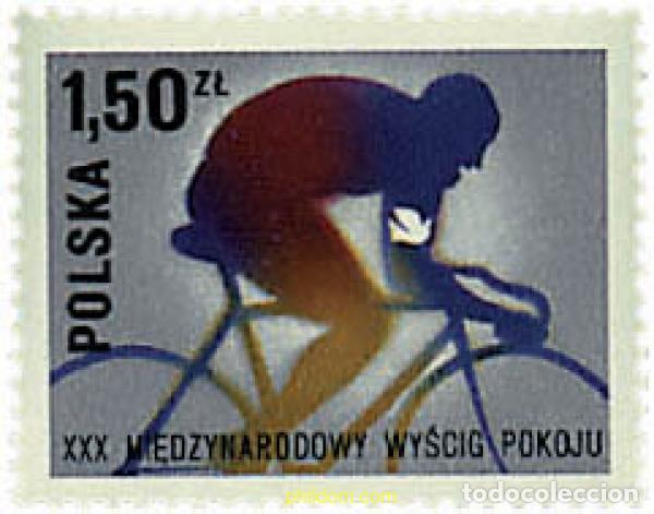 Sellos: 61679 MNH POLONIA 1977 30 VUELTA CICLISTA DE LA PAZ VARSOVIA-BERLIN-PRAGA