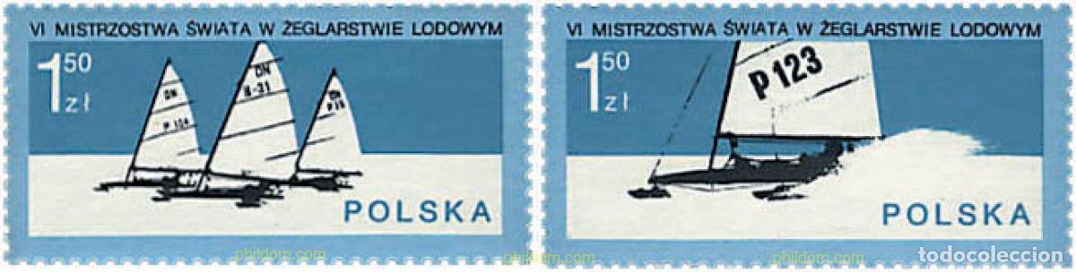 Sellos: 61684 MNH POLONIA 1978 CAMPEONATO DEL MUNDO DE REGATAS SOBRE HIELO