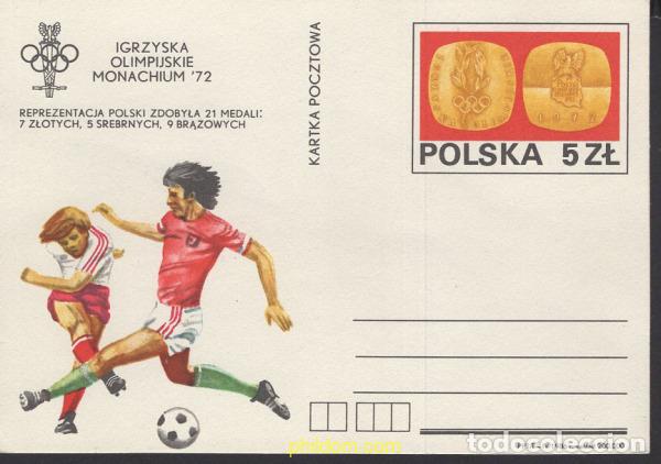 Sellos: 663777 MNH POLONIA 1972 20 JUEGOS OLIMPICOS VERANO MUNICH 1972