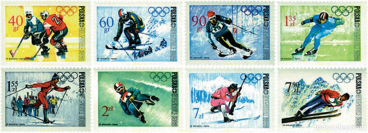 Selos: 71593 MNH POLONIA 1968 10 JUEGOS OLIMPICOS INVIERNO GRENOBLE 1968