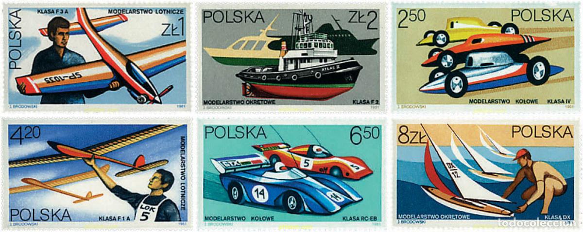 Sellos: 61701 MNH POLONIA 1981 MODELISMO