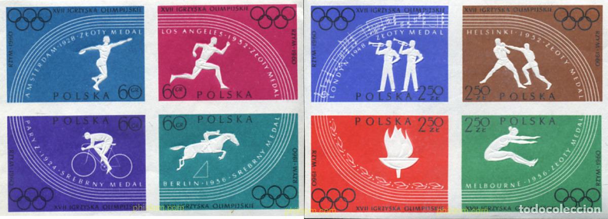 Sellos: 20271 MNH POLONIA 1960 17 JUEGOS OLIMPICOS VERANO ROMA 1960