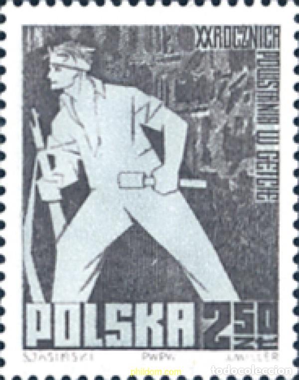 Sellos: 166663 MNH POLONIA 1963 20 ANIVERSARIO DE LA INSURRECCION DE VARSOVIA