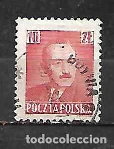 Sellos: 1950: Boleslaw Bierut. Presidente de la rep&uacute;blica 10zt (usado)