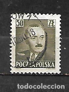 Sellos: 1950: Boleslaw Bierut. Presidente de la rep&uacute;blica 50zt (usado)