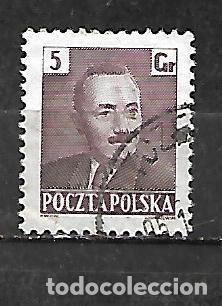 Sellos: 1950: Boleslaw Bierut. Presidente de la rep&uacute;blica 5Gr (usado)