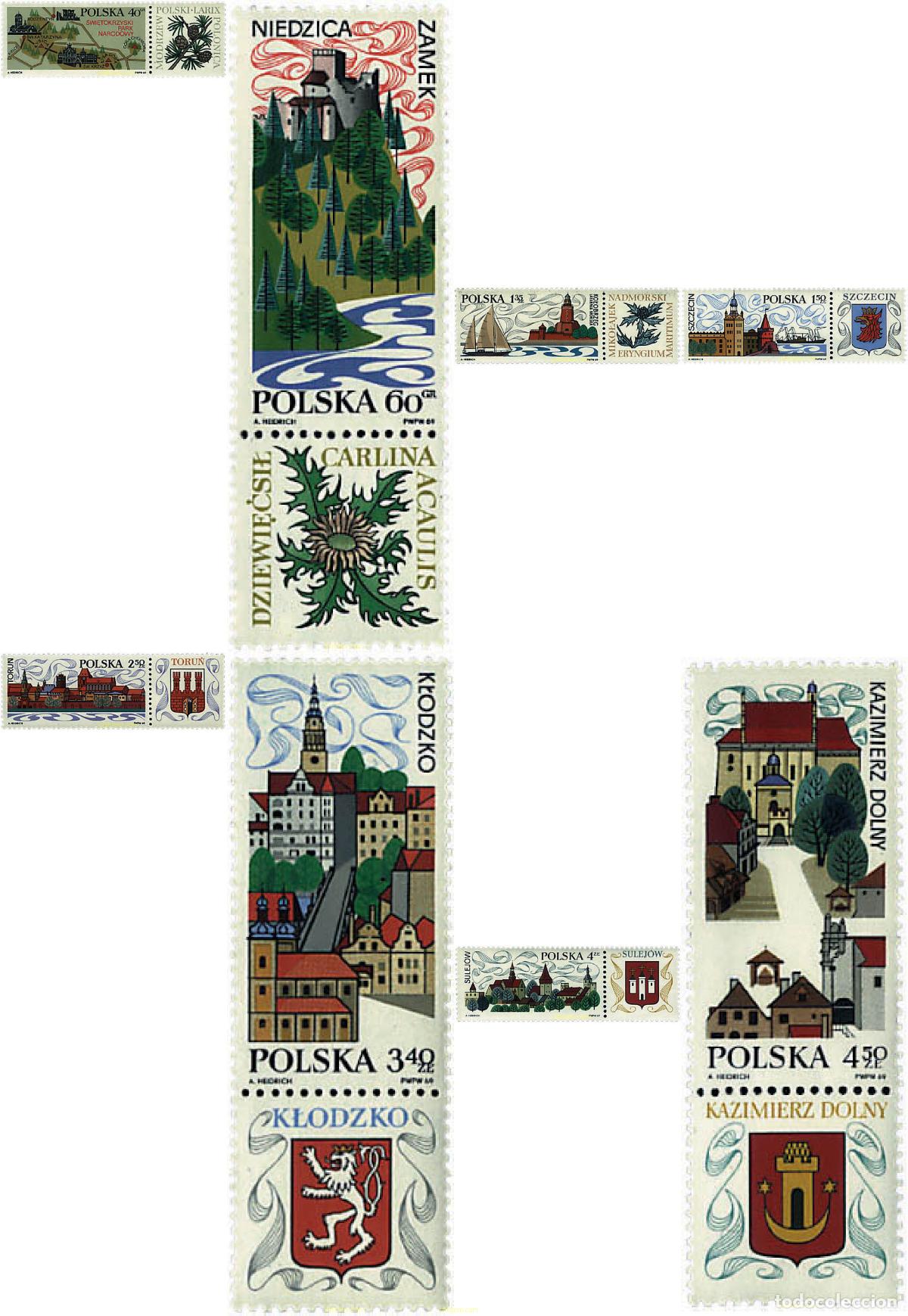 Sellos: 61638 MNH POLONIA 1969 TURISMO