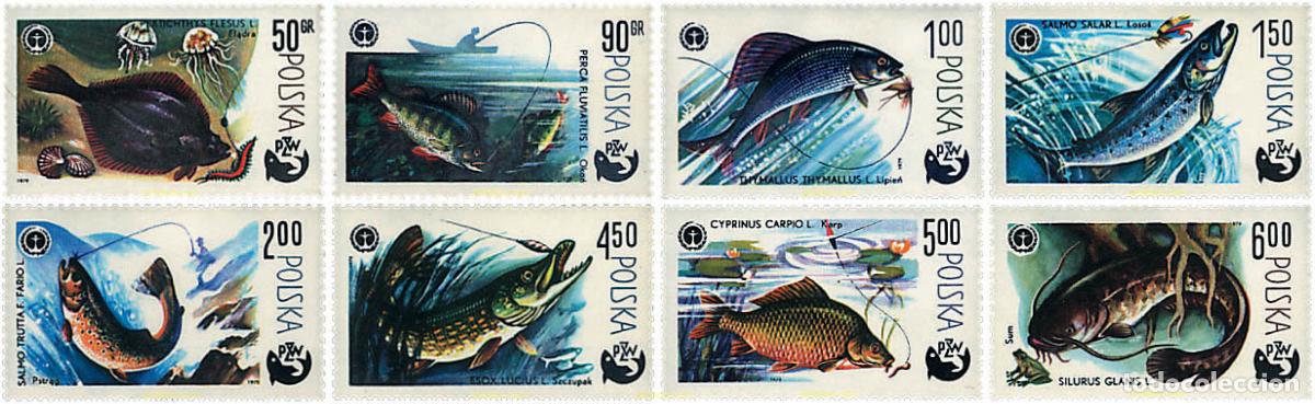 Sellos: 61690 MNH POLONIA 1979 100 ANIVERSARIO DE LA PESCA DEPORTIVA EN POLONIA