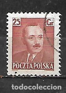 Sellos: 1950: Boleslaw Bierut. Presidente de la rep&uacute;blica 25Gr (usado)
