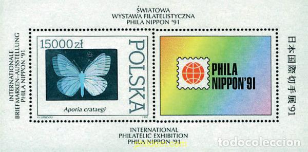 Sellos: 94986 MNH POLONIA 1991 PHILANIPPON 91. EXPOSICION FILATELICA INTERNACIONAL