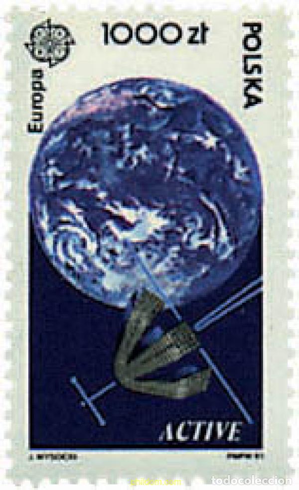 Sellos: 62798 MNH POLONIA 1991 EUROPA CEPT. TELECOMUNICACIONES