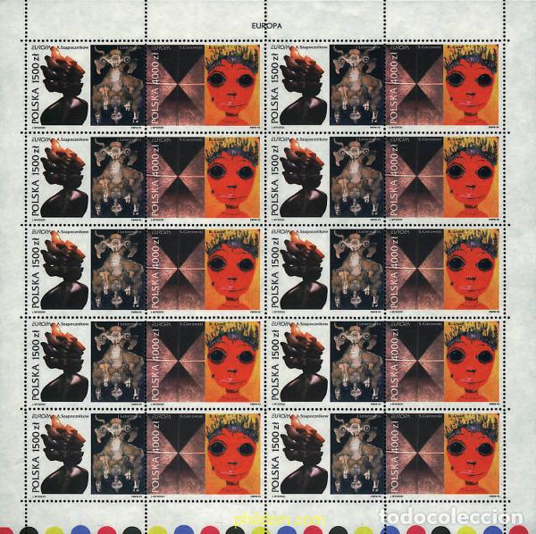 Sellos: 9046 MNH POLONIA 1993 EUROPA CEPT. ARTE CONTEMPORANEO