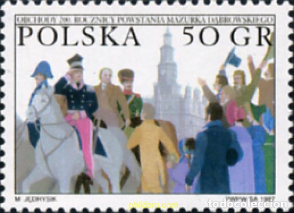 Sellos: 30819 MNH POLONIA 1997 BICENTENARIO DEL HINMO NACIONAL &rdquo;LA MARCHA DE DABROWSKI&rdquo;