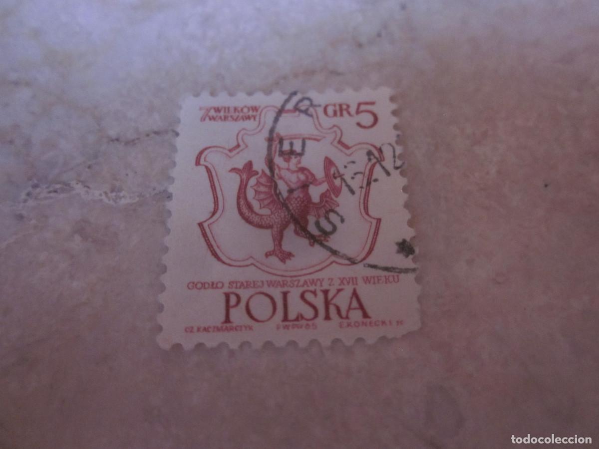 Sellos: SELLO 5 GR POLONIA - SIRENA DE VARSOVIA