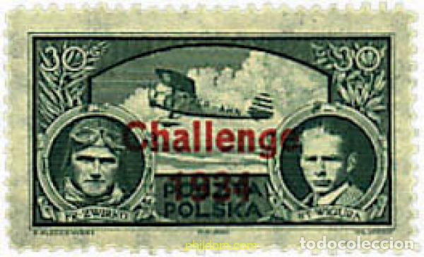 Stamps: 353467 MNH POLONIA 1934 TROFEO INTERNACIONAL DE AVIACION