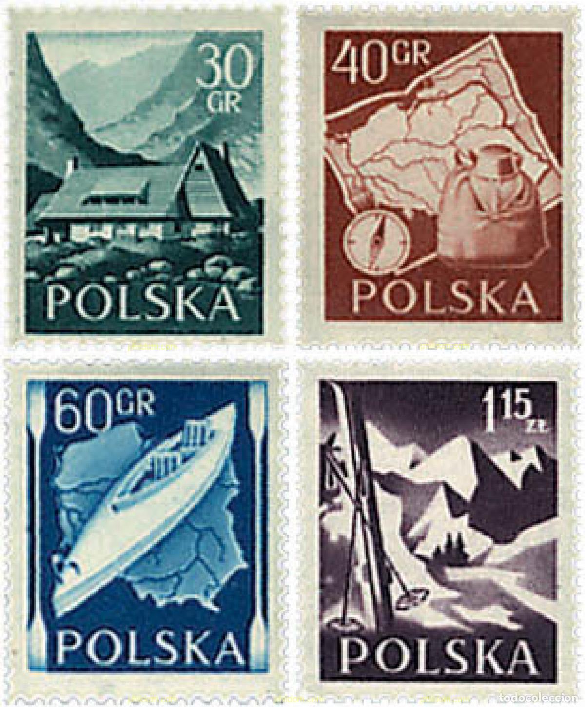 Briefmarken: 61562 MNH POLONIA 1956 DEPORTES DE MONTA&Ntilde;A