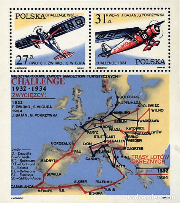 Stamps: 61702 MNH POLONIA 1982 COMMEMORACION DE LAS VICTORIAS POLACAS EN LOS TROF