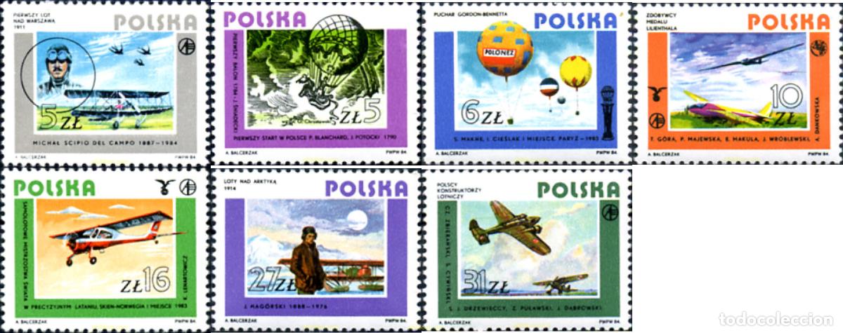 Timbres: 61708 MNH POLONIA 1984 AVIACION PIONERA.