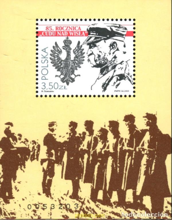 Sellos: 186156 MNH POLONIA 2005 85 ANIVERSARIO DE LA VICTORIA DE LA BATALLA DEL MILAGRO DE VISTULA