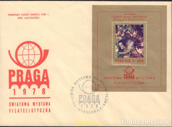 Sellos: 391515 MNH POLONIA 1978 PRAGA 1978. EXPOSICION FILATELICA INTERNACIONAL