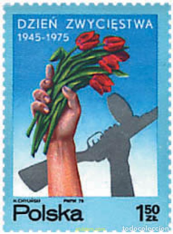 Sellos: 94371 MNH POLONIA 1975 30 ANIVERSARIO DE LA VICTORIA