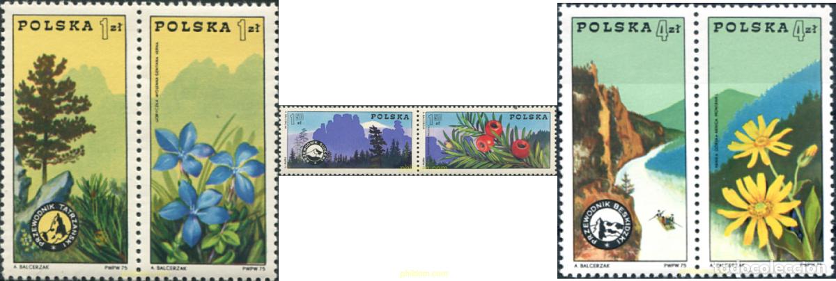 Sellos: 4431 MNH POLONIA 1975 CENTENARIO DE LA ORGANIZACION DE GUIAS DE MONTA&Ntilde;A