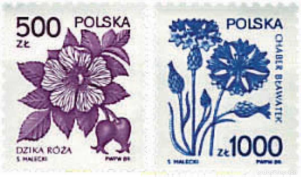 Sellos: 96280 MNH POLONIA 1989 FLORES
