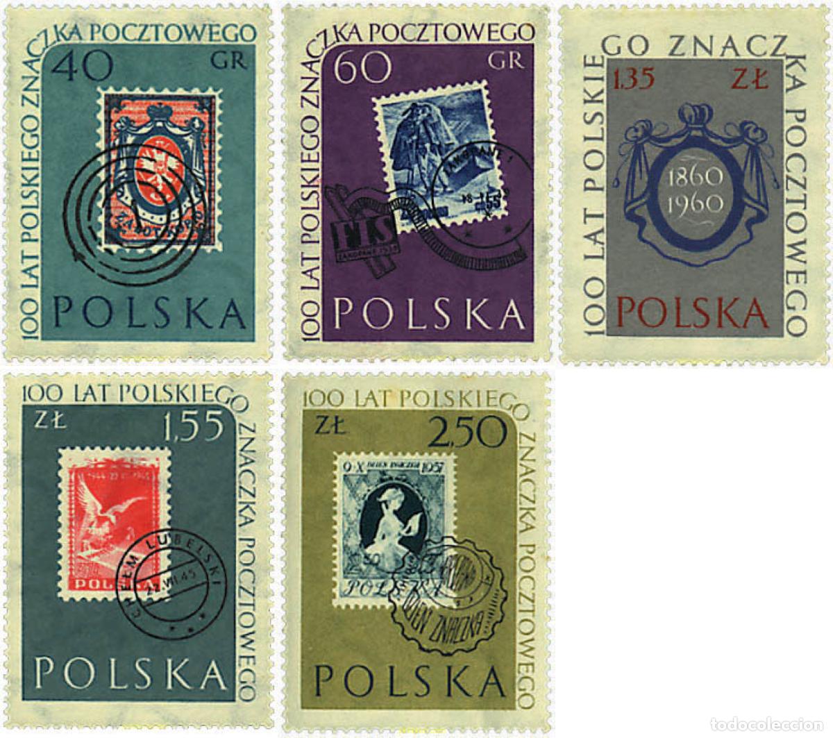 Sellos: 61576 MNH POLONIA 1960 CENTENARIO DEL SELLO