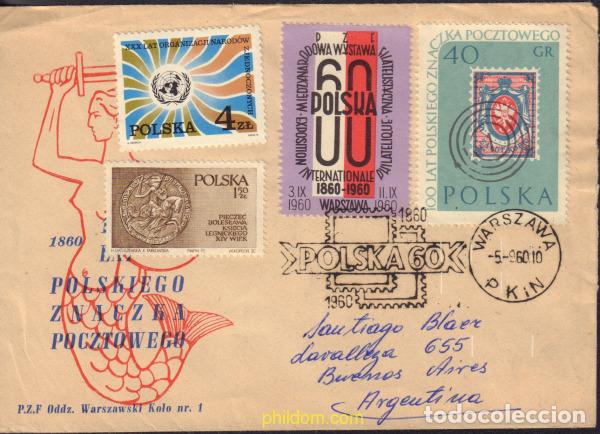 Sellos: 585358 MNH POLONIA 1960 CENTENARIO DEL SELLO