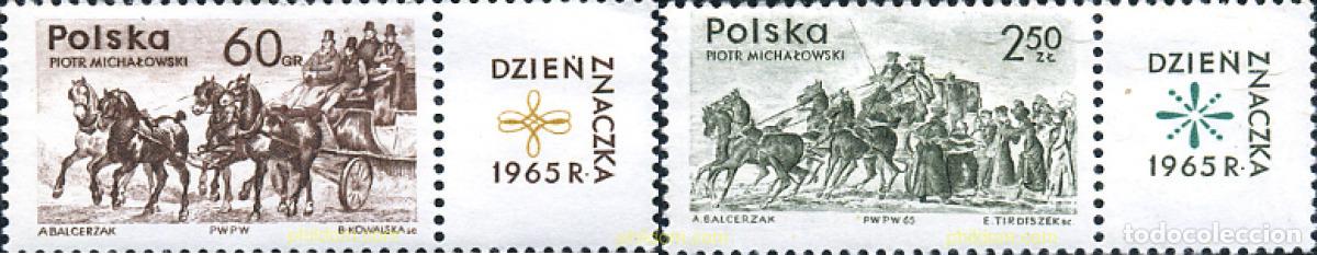 Sellos: 30421 MNH POLONIA 1965 DIA DEL SELLO