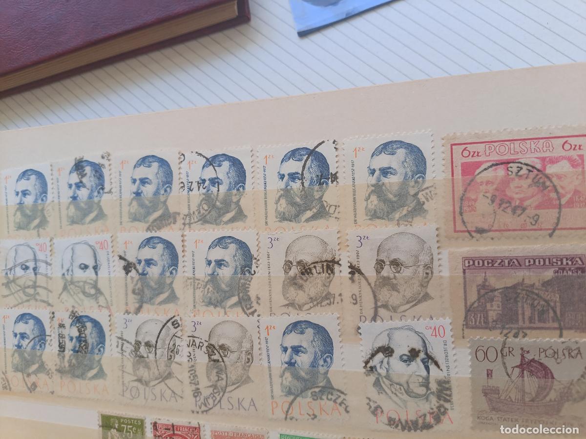 Sellos: Lote de 21 sellos de Polonia