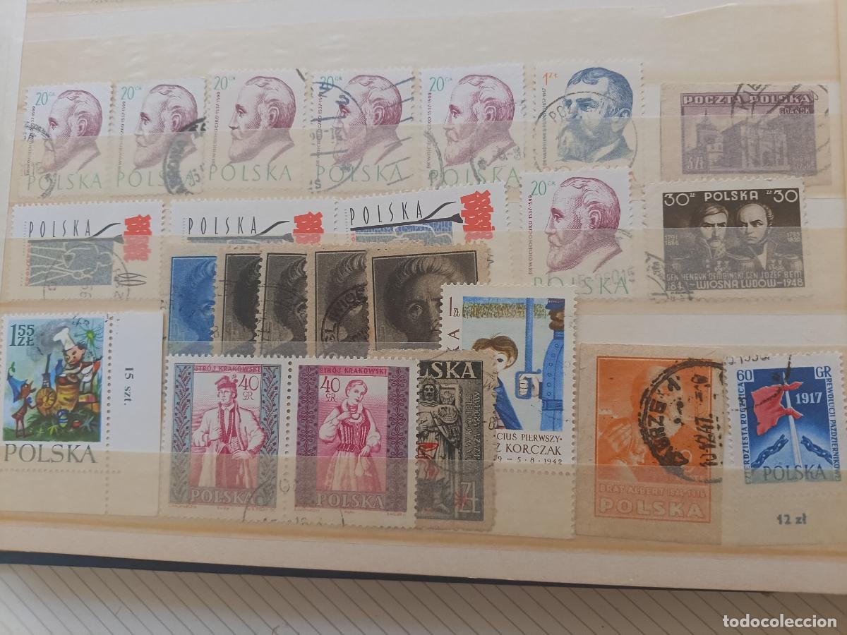 Sellos: Lote de 24 sellos de Polonia