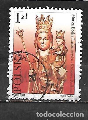Sellos: 2001: Santuarios - Nuestra Se&ntilde;ora de Ludźmierz. S. XV (usado)