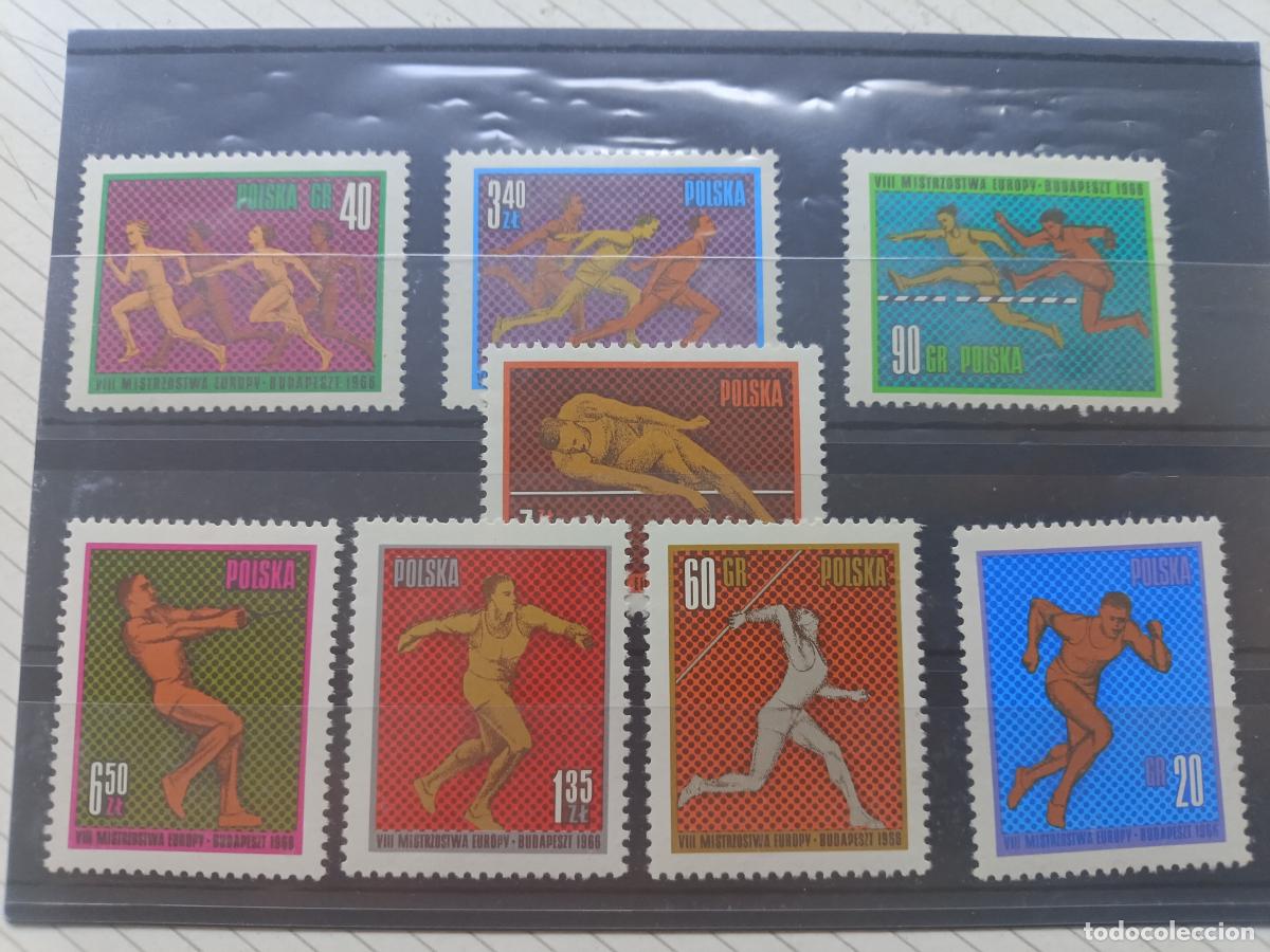 Sellos: Polonia. Atletismo. Sellos nuevos perfectos