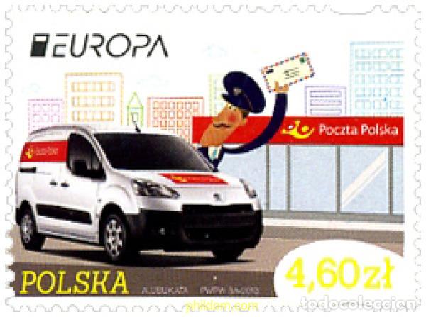 Sellos: 304189 MNH POLONIA 2013 EUROPA CEPT 2013 - VEHICULOS POSTALES