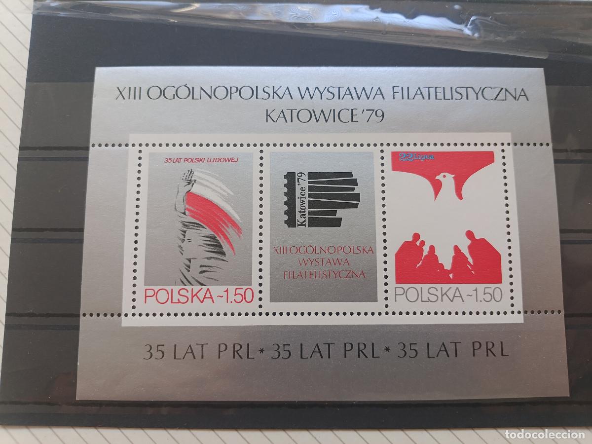 Sellos: POLONIA HB 87** - A&Ntilde;O 1979 - KATOWICE 79, EXPOSICION FILATELICA NACIONAL