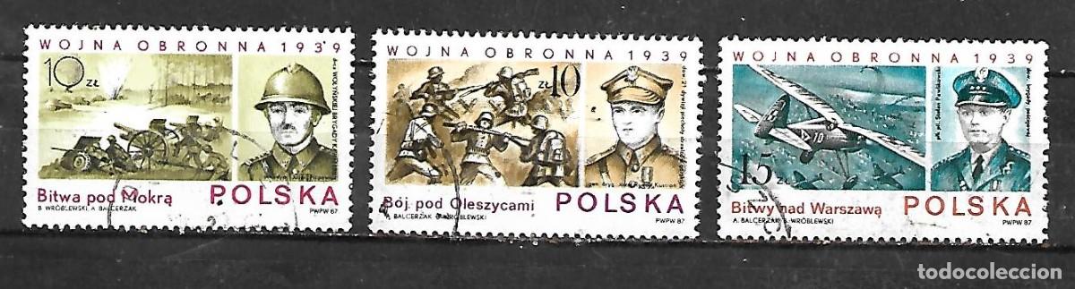 Sellos: 1987: Serie &rdquo;48&ordm; Aniversario de la invasi&oacute;n de Polonia por tropas de la Alemania nazi&rdquo; (CTO)