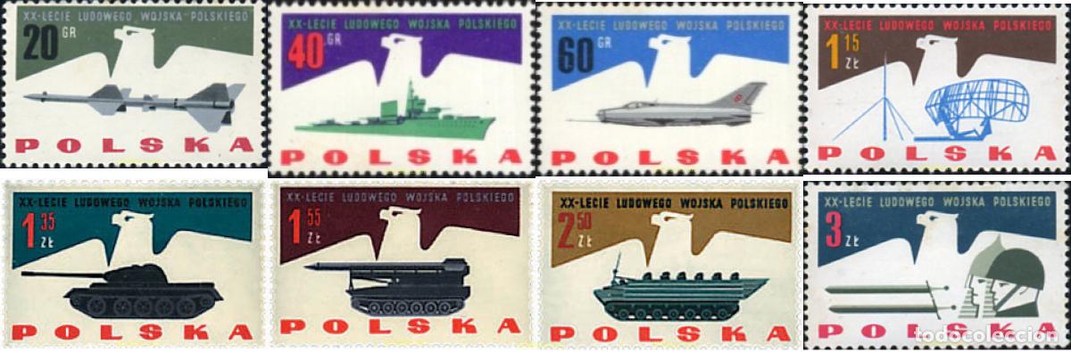 Sellos: 44030 MNH POLONIA 1963 20 ANIVERSARIO DEL EJERCITO POPULAR